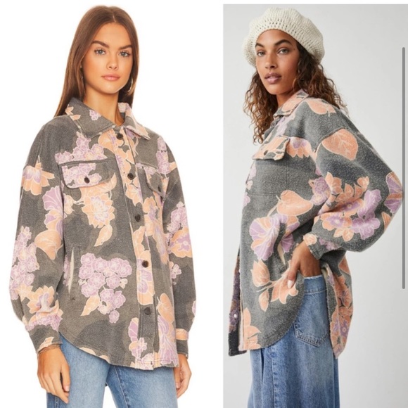 NWOT Free People Ruby Shacket sz Medium - Picture 1 of 4